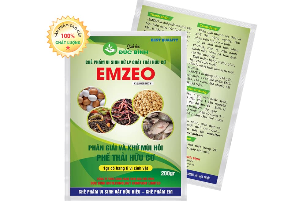 Chế phẩm EM gốc dạng bột - EMZEO