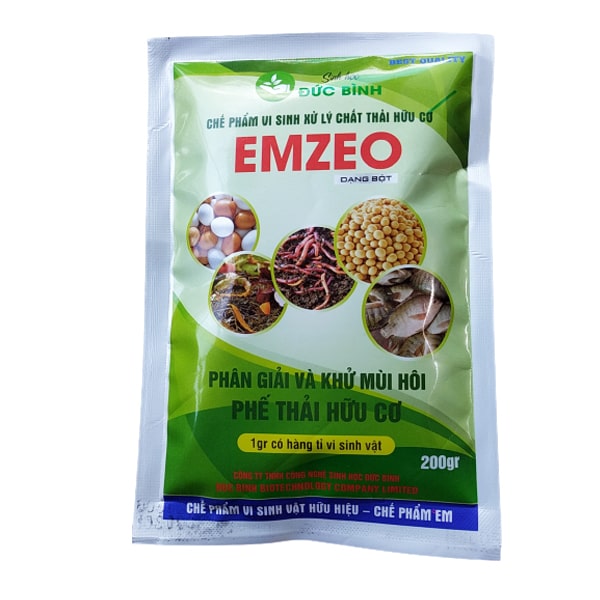 Chế phẩm vi sinh Emzeo Đức Bình - Gói 200gr