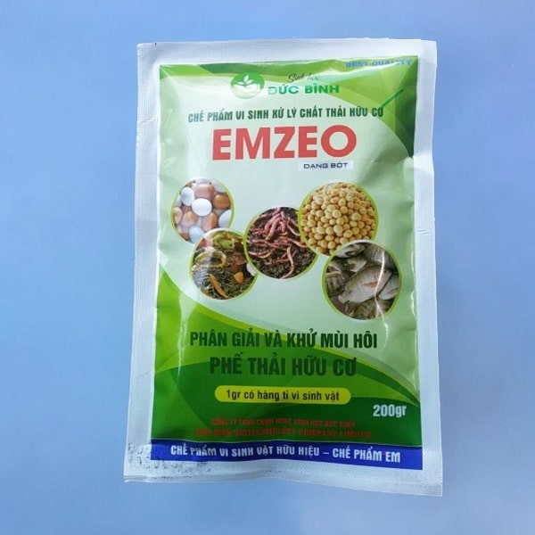 Chế phẩm sinh học emzeo chứa đa chủng vi sinh vật hữu hiệu