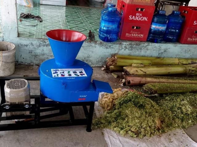 Có thể sử dụng máy băm để công việc dễ dàng hơn.