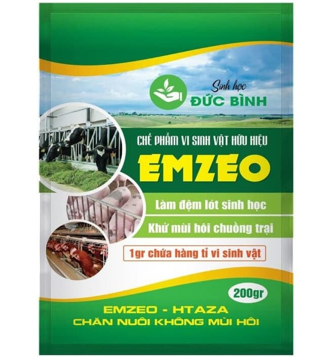 Chế phẩm vi sinh học EMZEO dùng để khử mùi hôi chuồng nuôi thỏ