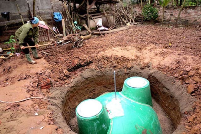 Hầm Biogas là phương pháp phổ biến.