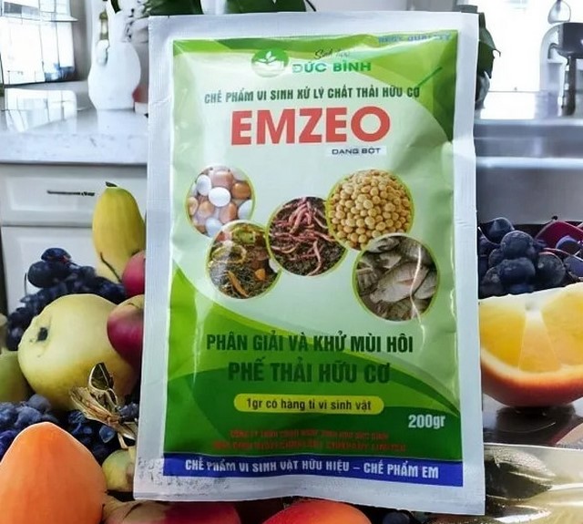 Chế phẩm vi sinh xử lý chất thải hữu cơ EMZEO