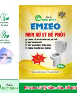 Emzeo xử lý bể phốt, hầm cầu - Sản phẩm sinh học của Chế phẩm vi sinh Đức Bình