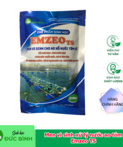 Men vi sinh xử lý nước ao tôm Emzeo TS